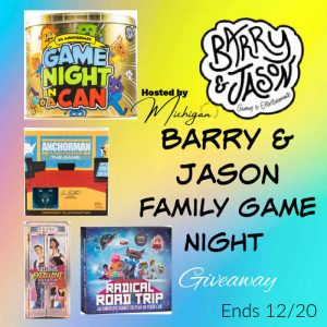 Free Barry Jason Family Game Night Giveaway