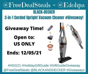 Free 3-in-1 Corded Upright Vacuum Cleaner