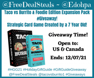 Free Taco vs Burrito Foodie Edition Expansion Pack Card Game