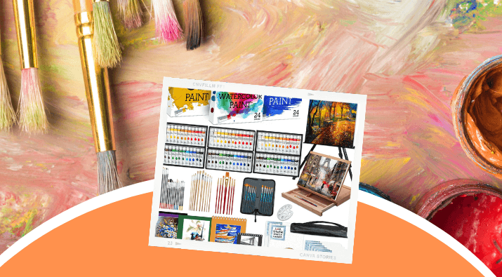 131-Piece Painting Kit Giveaway