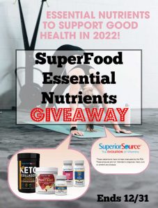 SuperFood Essential Nutrients Giveaway