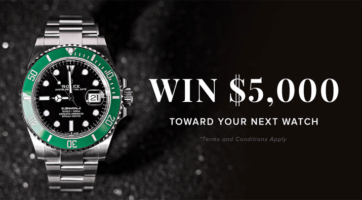 $5000 Watch Giveaway