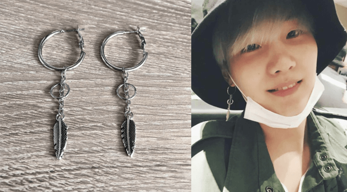 BTS Yoongi Inspired Feather Earrings Giveaway