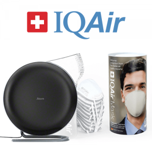 IQAir Breathe Easy AIr Purifier and Face Masks Giveaway