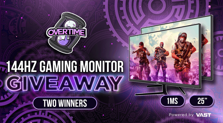 Overtime AU Pixio 144Hz Gaming Monitor Giveaway