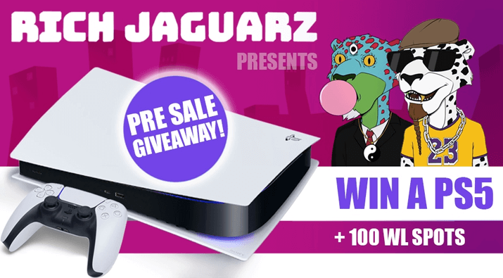 Rich Jaguarz Playstation 5 Giveaway
