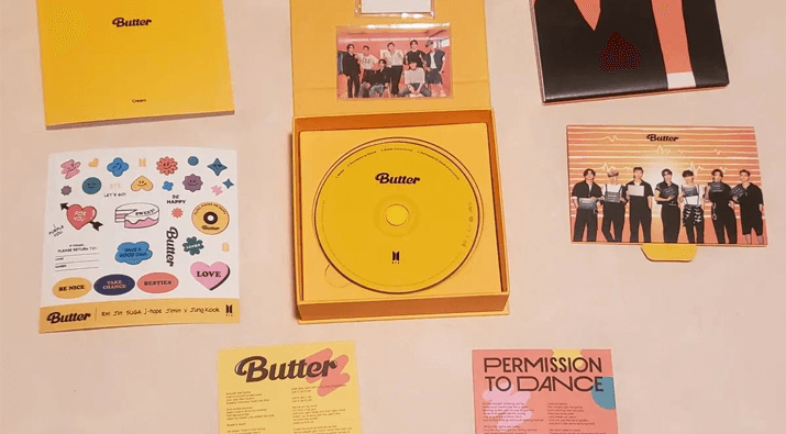 BTS Butter Cream Album + Photocard + Message Card Giveaway