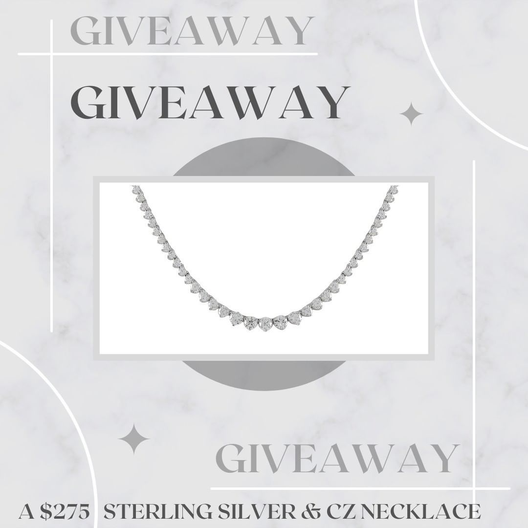 $275 Rhodium Plated Necklace Giveaway