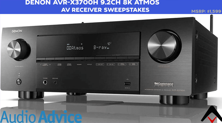 DENON AVR-X3700H 9.2-Ch Receiver Giveaway