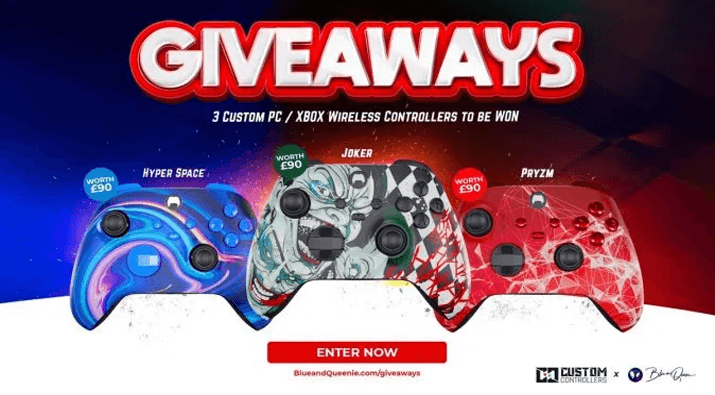 Premium Wireless PC + Xbox Controllers Giveaways