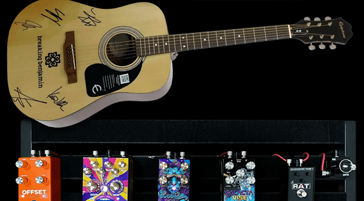 Signed Epiphone Acoustic Guitar Giveaway