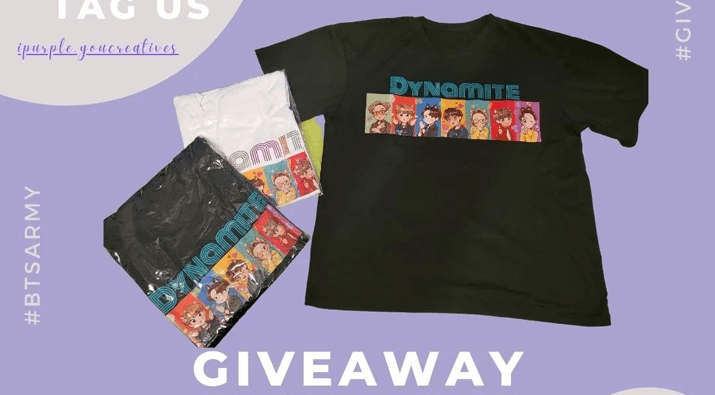 BTS Dynamite T-Shirt Giveaway