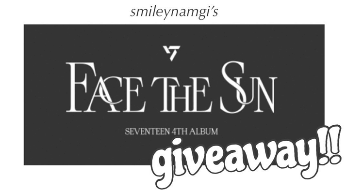 Seventeen Face the Sun Album Giveaway