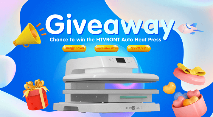 HTVRONT Automatic Heat Press Giveaway