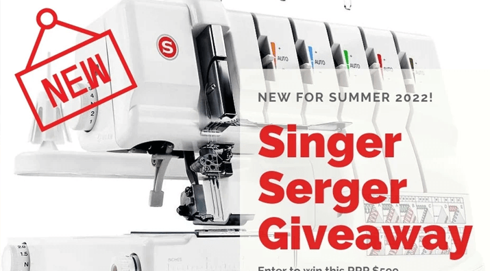 Singer Serger Sewing Machine Giveaway