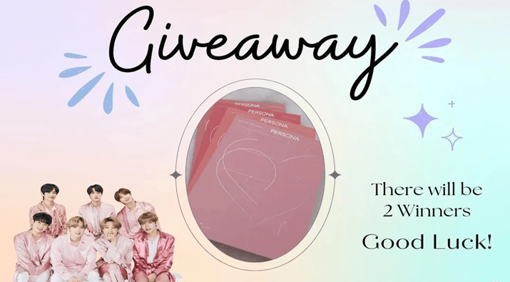 BTS MOTS Persona Ver. 1 and 4 Giveaway