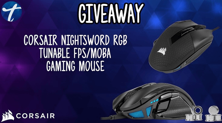 RGB Tunable FPS/MOBA Gaming Mouse Giveaway