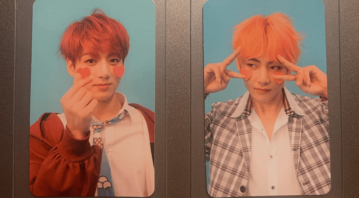 BTS TaeKook Love Yourself Photocards Giveaway