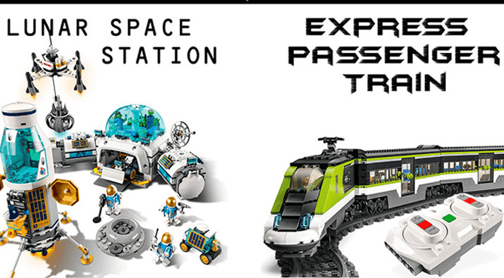 LEGO City: Express Passenger Train or Lunar Research Base Giveaway