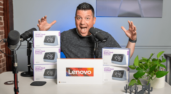 Lenovo Smart Clock Essential + Chromebook Duet 3 Giveaway