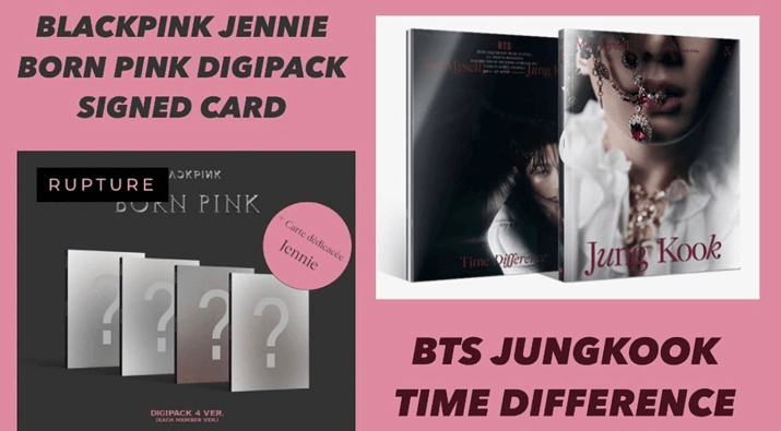 Blackpink Jennie + BTS Jungkook Giveaway