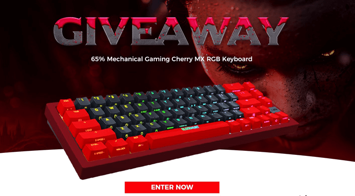 Bloodhunt 65% Mechanical Gaming Keyboard Giveaway