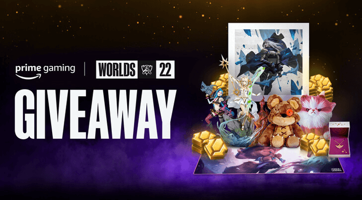 Amazon Prime Gaming: League of Legends Worlds 2022 Giveaway