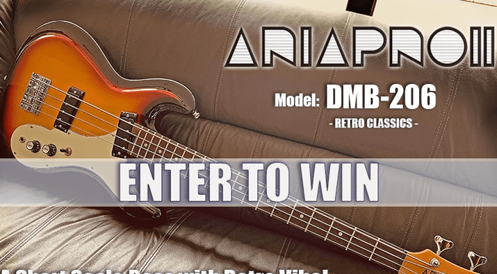 Aria Pro II DMB 206 – Bass Guitar Giveaway