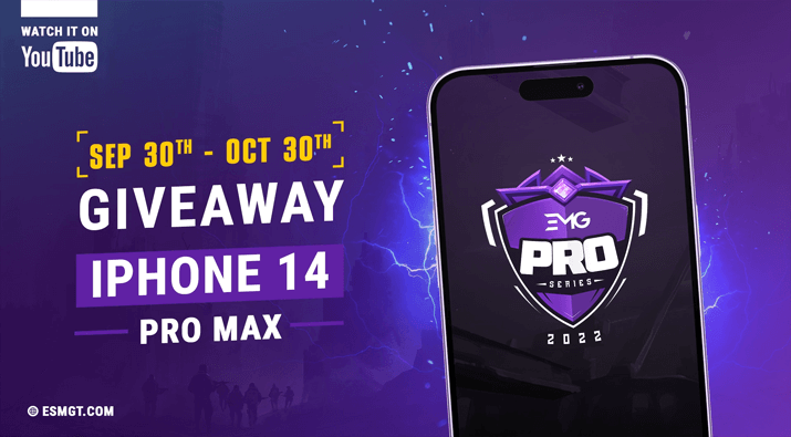 EMG Pro Tournament 2022 iPhone 14 Pro Max Giveaway