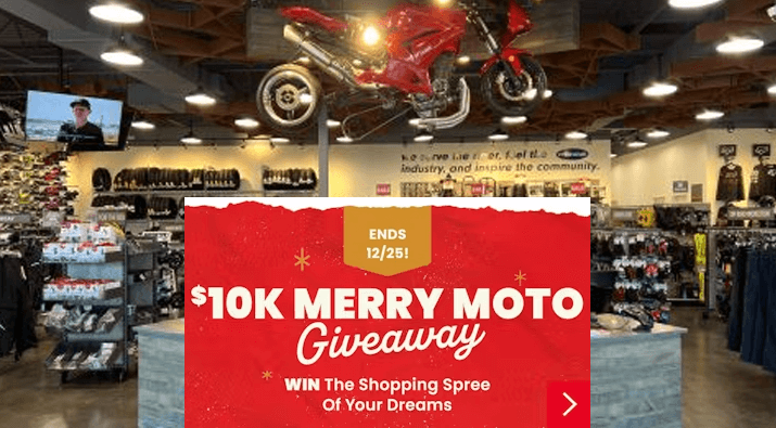 $10000 Cycle Gear Gift Card Giveaway