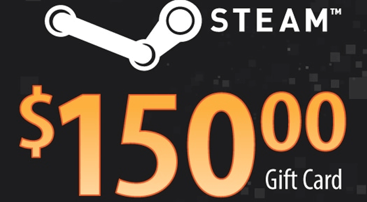$150 Steam Gift Card Giveaway