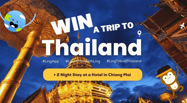 Trip To Thailand + Ling App Subscription Giveaway