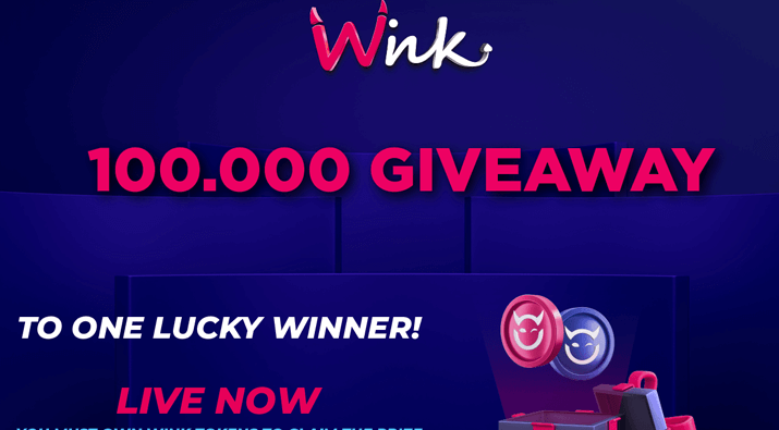 $100,000 WINK Token Giveaway