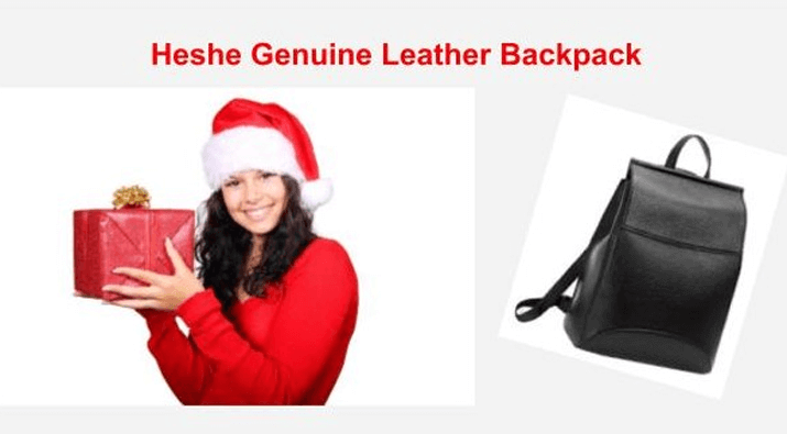 $200 Heshe Leather Backpack Giveaway