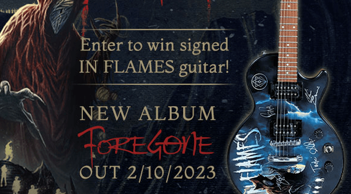 In Flames – Signed Epiphone Guitar Giveaway