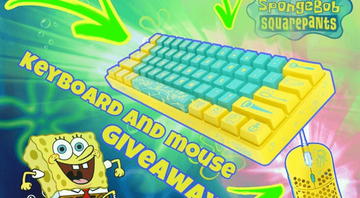 SpongeBob Keyboards Mouse and Keyboard Giveaway