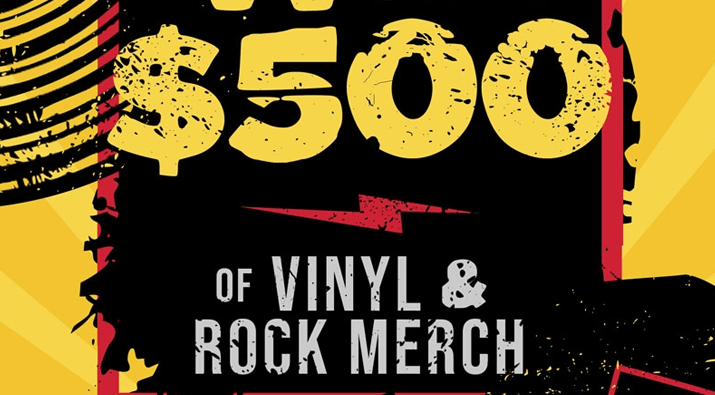 Vinyl + Apparel + Rock Merch Giveaway