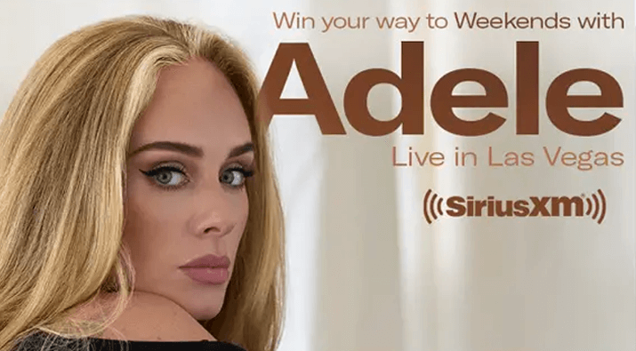 Adele Las Vegas SiriusXM Giveaway