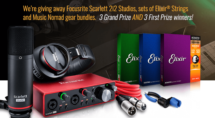 $442 Elixir Strings Home Recording Giveaway