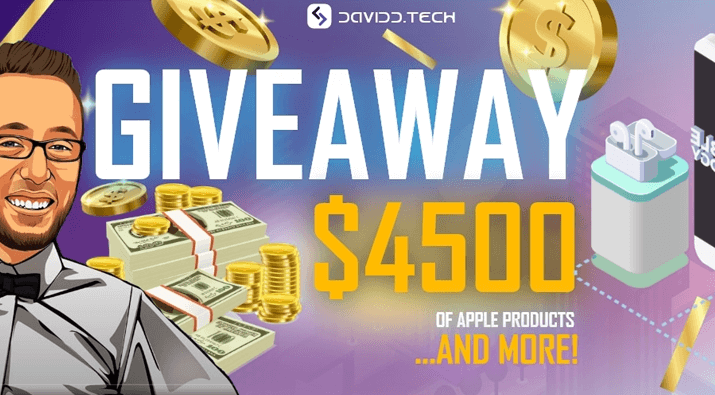 $4500 Apple Products + Crypto Giveaway