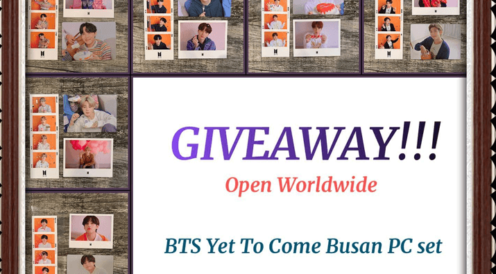 BTS Yet to Come Photocards Giveaway