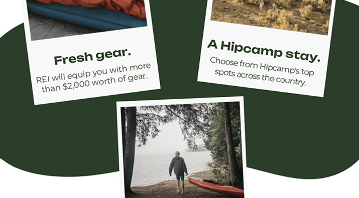 Hipcamp Stay + Gear + $1000 Travel Fund Giveaway