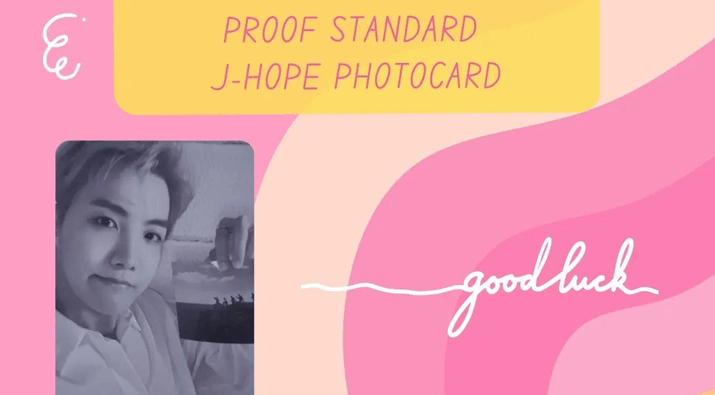 Proof Standard J-Hope Photocard Giveaway