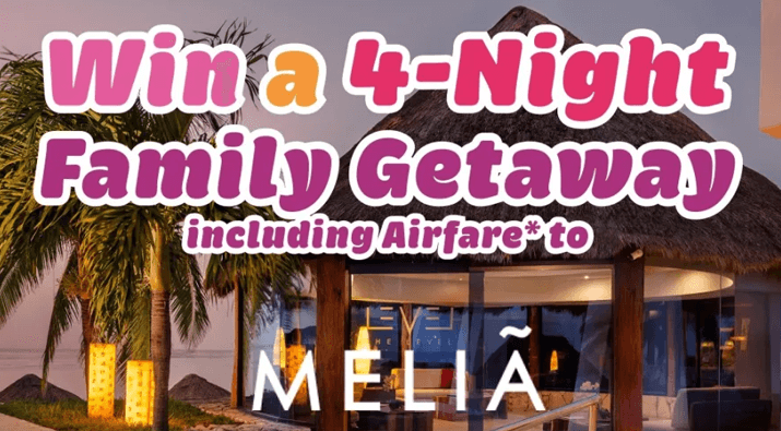 Trip For 4 To Melia Cozumel In Mexico Giveaway