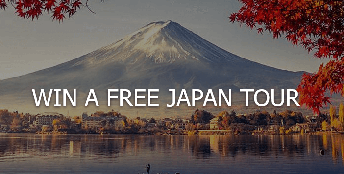 $1500 Free Japan Tour Giveaway
