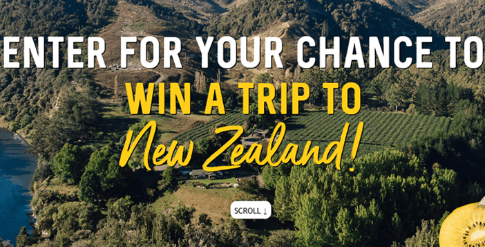 $14k Trip To New Zealand Giveaway