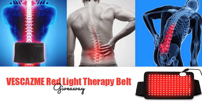 VESCAZME Red Light Therapy Belt Giveaway