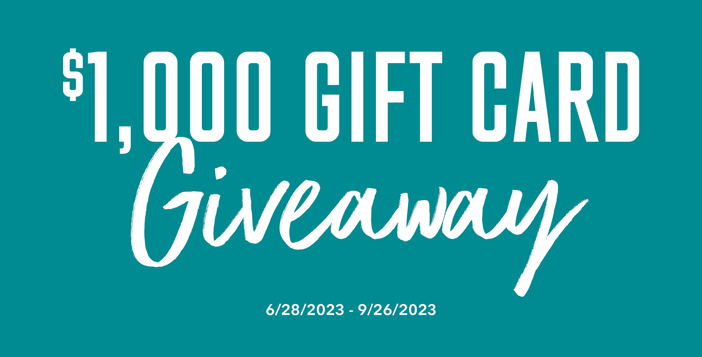 $1000 Dash In Gift Card Giveaway