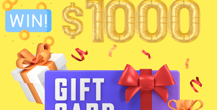 $1000 Gift Card Giveaway