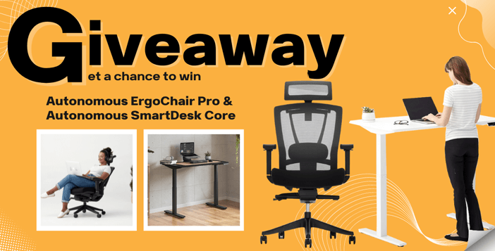 $998 Gadget User Autonomous Ergochair Pro Giveaway